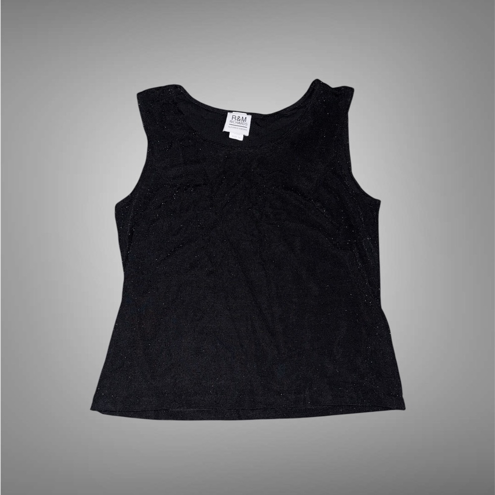 R&M Richards Black Tank Top